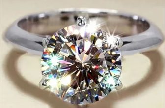Smyoue Certified 1-5CT Moissanite Solitaire Ring