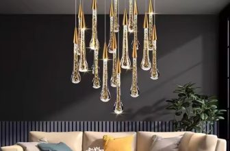 Modern LED crystal chandelier light