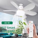 Removable LED ceiling fan light
