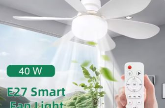 Removable LED ceiling fan light