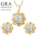 Original Moissanite diamond jewelry sets