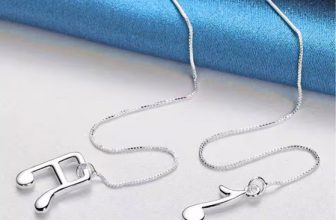 ALIZERO 925 silver music note earrings