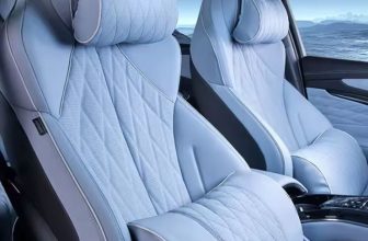 Car seat headrest lumbar support