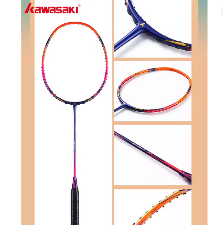 Kawasaki racket thin elastic shaft