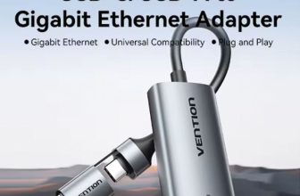 Vention 1000Mbps 2-in-1 USB/Type-C to RJ45 Ethernet Adapter