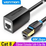 Vention Cat8 Ethernet Extension Cable (40Gbps/2000MHz)