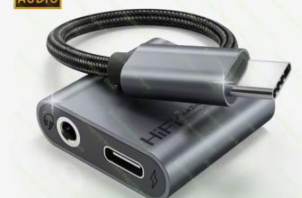 2-in-1 USB C to 3.5mm Aux PD60W DAC Adapter