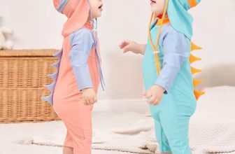 2025 Kids Dinosaur Horn Conjoined Swimsuit UV Protection