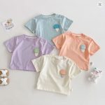 2025 Kids Ice Cream Graphic T-Shirt Ages 0-5