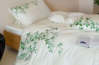 600TC Lyocell Cooling Summer Embroidery Bedding Set 4Pcs