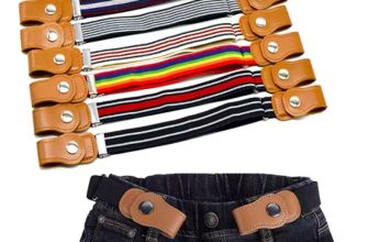Buckle-Free Elastic Stretch Belt for Kids Toddlers