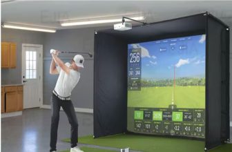 Custom Size Golf Simulator Enclosure Hitting Screen Tent