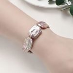 Dainashi Big Baroque Freshwater Pearl Adjustable Bracelet 2026