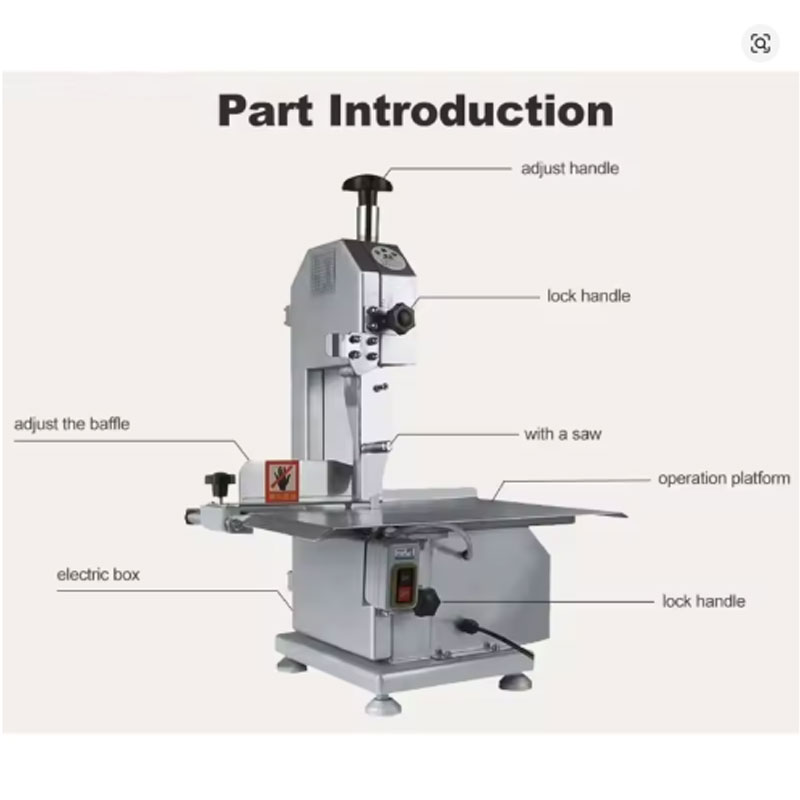 Frozen Meat Cutter in Action