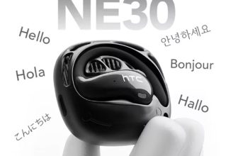 HTC NE30 Bluetooth 6.0 AI Translator Sports Earbuds