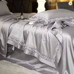 High-end Lyocell Cotton Summer Quilt Hollow Lace Set
