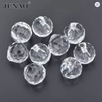 JUNAO 10x30mm Clear Teardrop Sew On Rhinestones Garland