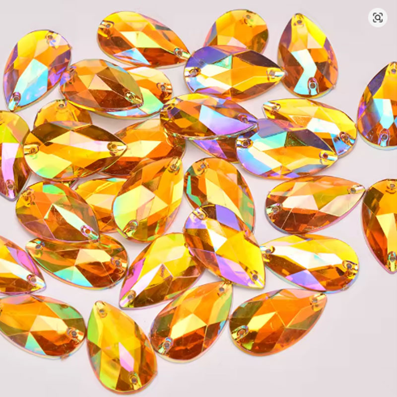 Teardrop Sewing Rhinestones
