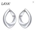 LAYA Oval Drop Earrings 925 Silver Mother’s Day