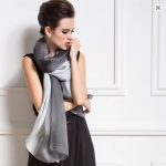 New Luxury Real Silk Modal Summer Gradient Scarf