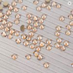 SS3-SS30 Crystal Golden Shadow Flatback Rhinestones Gold Bottom