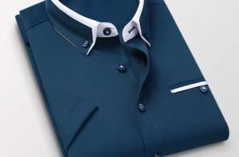 TFETTER Summer Short Sleeve Business Shirt Men 5XL