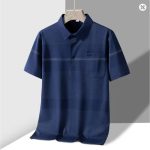 TFETTERS 2025 Summer Polo Shirt Men Real Pocket