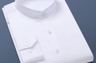 TFETTERS Autumn Long Sleeve White Stand Collar Shirt