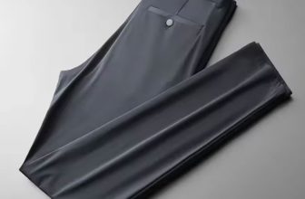 TFETTERS Ice Silk Men Casual Pants 2025 Summer