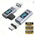 USB4 80Gbps 240W Thunderbolt 5 Magnetic Adapter