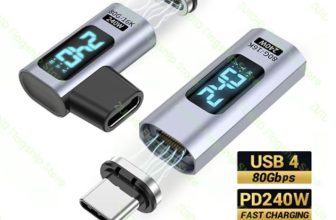 USB4 80Gbps 240W Thunderbolt 5 Magnetic Adapter