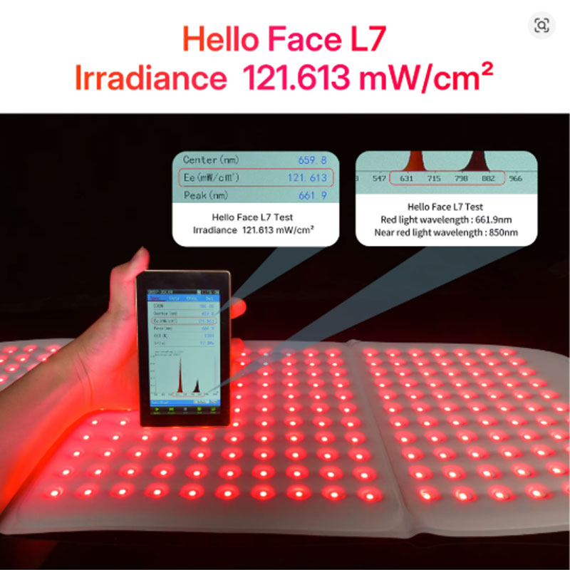 Red light therapy mat controller and settings