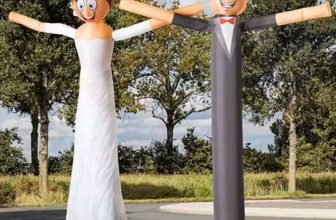 Wedding Bride Groom Inflatable Skydancer Air Dancer