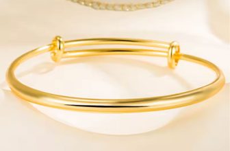 ZDADAN 925 Silver 18K Gold Adjustable Bangle Bracelet