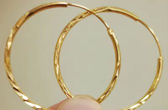 ZDADAN 925 Silver 18K Gold Round Hoop Earrings