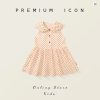 2026 Girls Polka Dot Doll Collar Sleeveless Dress