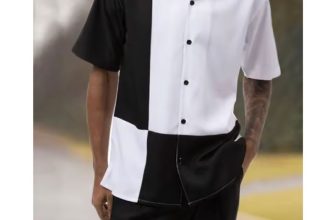 Fashion Men’s 2-Piece Harajuku Retro Summer Suit