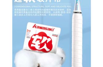 Kawasaki 5 10pcs Super Soft Anti-slip Overgrip White