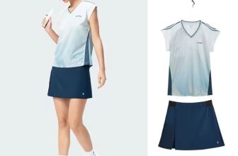 Kawasaki Women’s Tennis Skirt Short Sleeve Shirt Set