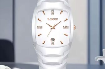 LIGE Ceramic Women’s Luxury Quartz Watch Vintage