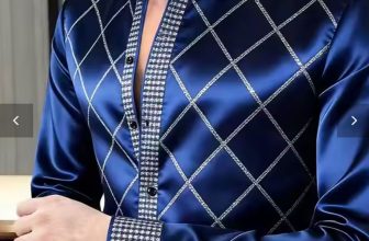 Men’s 3D Flame Print Long Sleeve Casual Shirt