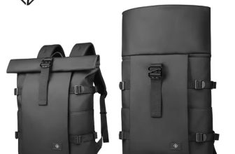HcanKcan Expandable 17″ Roll Top Waterproof Backpack
