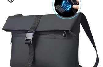 HcanKcan Waterproof Crossbody Bag Fits 13 Inch Laptop