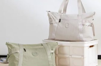 Mixi Expandable Travel Weekender Tote with Shoes Compartment