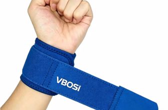 VBOSI Adjustable Compression Wrist Support Brace Black
