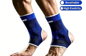 VBOSI Breathable Ankle Compression Sleeve for Sports