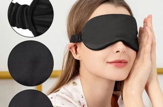 2-Pack Silk Sleep Mask Adjustable Blackout Blindfold