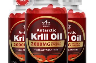 2000mg Krill Oil Omega-3 for Joint Brain Heart