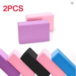 2Pcs EVA Yoga Blocks Cubes Pilates Exercise Bricks
