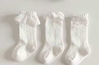 3 Pairs Lace Ruffle Princess Kids Mesh Socks